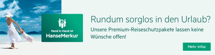 Eine Frau mit einem Kind am Strand, im Hintergrund das Meer | © HanseMerkur