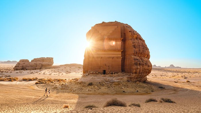 Hegra, Saudi-Arabiens erste UNESCO-Weltkulturerbestätte mit beeindruckenden Felsengräbern | © Saudi Tourism Authority