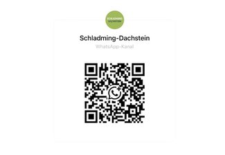 QR-Code mit Schladming-Dachstein Logo.