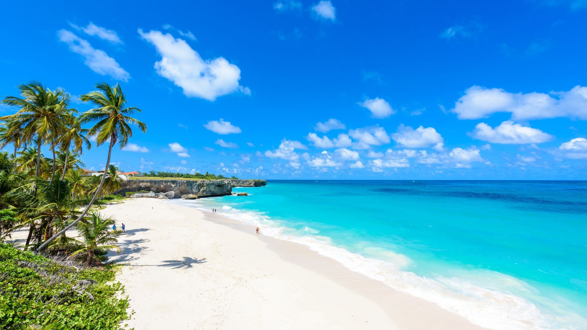 Traumhafter Strand Bottom Bay auf Barbados mit feinem Sand, türkisblauem Wasser und Palmenkulisse | © Getty Images