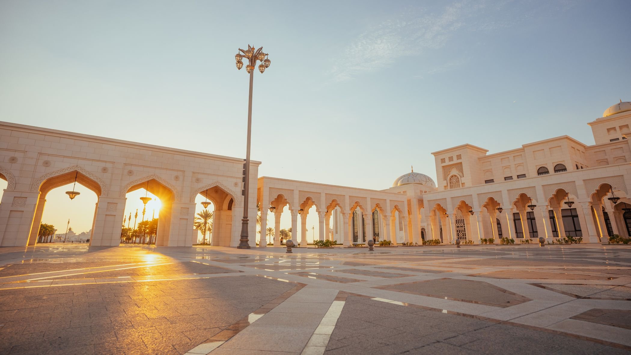 Qasr Al Watan Palast bei Sonnenuntergang | © Department of Culture and Tourism, Abu Dhabi