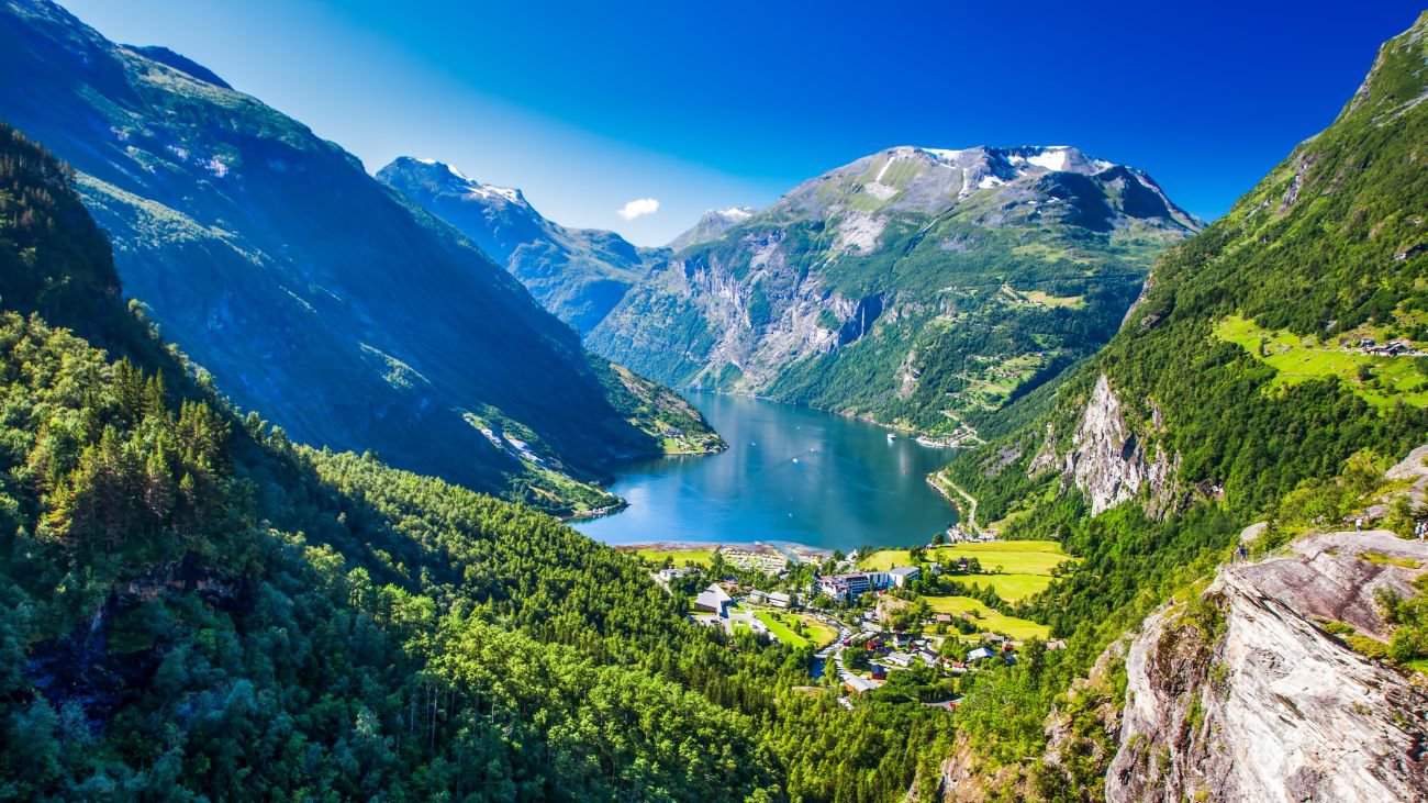 Blick auf den Geirangerfjord in Norwegen, Europa | © Adobe Stock