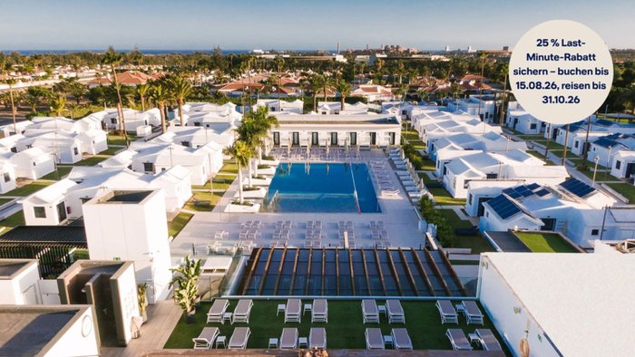 Ansicht des Club Maspalomas Suites & Spa mit Poollandschaft und Gartenanlage auf Gran Canaria | © Club Maspalomas Suites & Spa
